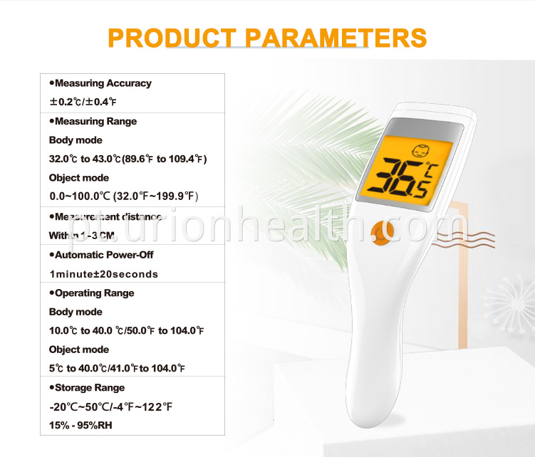 how to use a forehead thermometer gun